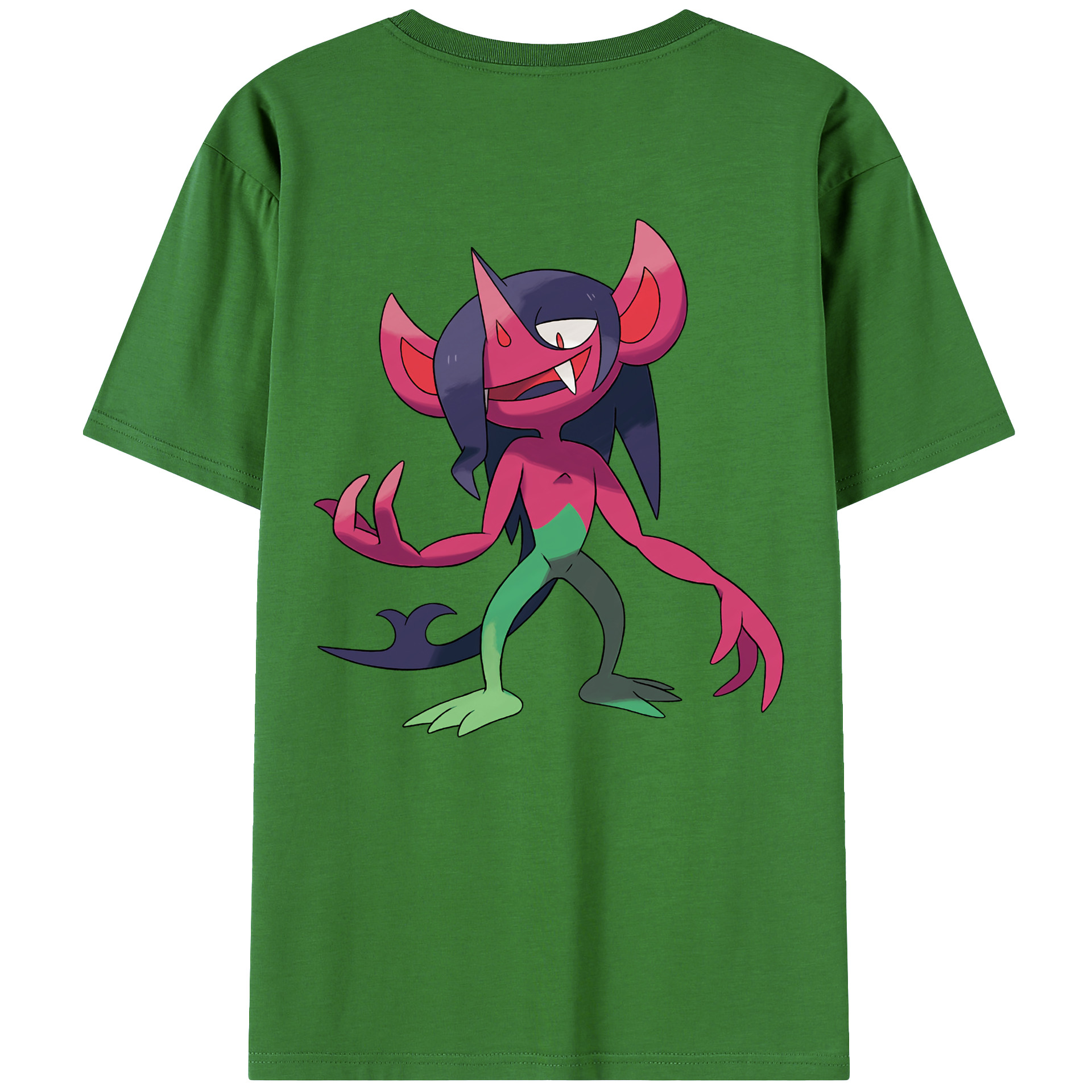 （画像用） ポケットモンスター Pokémon レディース半袖Tシャツ(バックプリント)